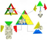 иллюстрация - устройство пирамидки Рубика